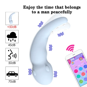 APP Vibrátor Bluetooth Diaľkové ovládanie U Typu Vibrátor sexuálnu Hračku pre Ženy Av Magic Phone Erotické Dospelých sexuálnu Hračku Pre Pár Darček