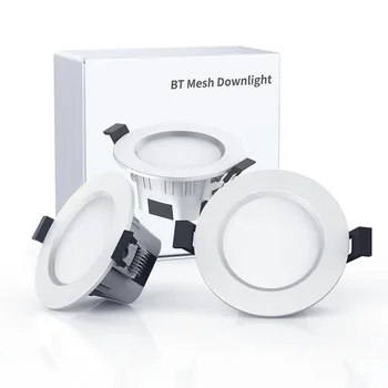 5W 9W 15W RGBCCT Bluetooth LED Downlight Stmievanie Smart APP Ovládanie Zabudované Interiérové Svietidlo pre Domáce Osvetlenie