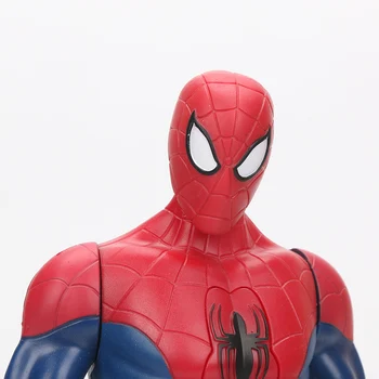 Marvel Hračky 26-30 cm Elektronické ULTIMATE Spider-Man, Kapitán Amerika Obrázok TITAN HRDINA SÉRIE Spiderman Ultra PVC Akčné Figúrky