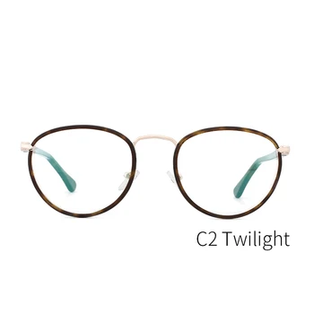 Acetát Ženy Optické Okuliare, Rám Vintage Kolo Jasný Objektív Elegantné Transparentné Okuliare Rám Ženy Vysokej Kvality#OS762