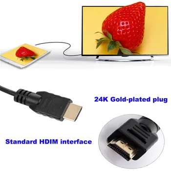 1.4 Verzia kompatibilný s HDMI High Speed Pozlátené Konektor Micro HDMI Kábel 0.5 m 1,5 m 10 m Kábel 1080P 3D pre HD TV XBOX PS3 Počítača