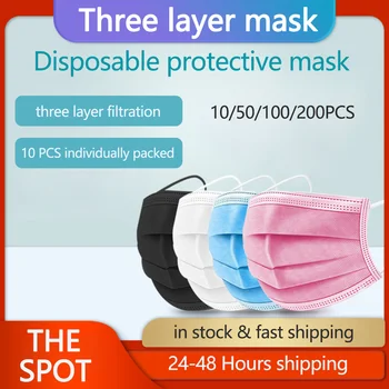 Proti Plynom, Prachu, Ústa, Tvár, Masky, Masky Mascherine Mascara Anti-kvapky Mascarillas de Proteccion Jednorazové Úst Facemask
