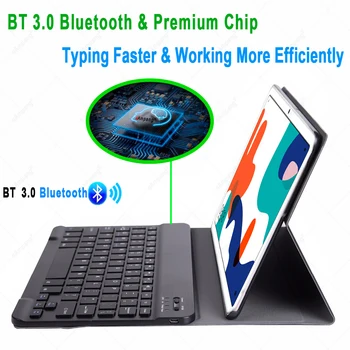 Pre Huawei MatePad 10.4 2020 BAH3-L09 BAH3-W09 BAH3-AL00 Prípade s Klávesnicou Odnímateľný Bluetooth Pu Kožené Tablet Kryt Plášťa