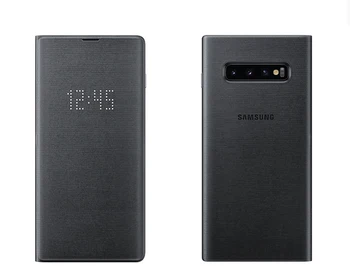 Samsung Originálne Smart LED Zobrazenie puzdro Pre Samsung Galaxy s rezacím zariadením S10 X SM-G9730 S10+ S10 Plus SM-G9750 S10E SM-G9700 Peňaženky Flip Cover