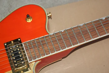 Custom shop vlastné elektrické gitary, nové 2020, mahagón top, zlatý hardware, vlastné logo, custom color (vlastné farby, doprava zdarma