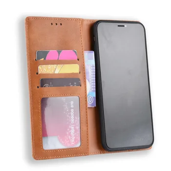 Pre iphone 11 pro max magnetické kožené puzdro pre iphone x xr xs max 7 8 6 6 plus flip skrinka funda karty peňaženky 360 kryt