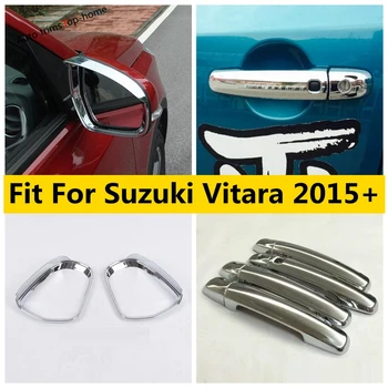 Exteriér vhodné Pre Suzuki Vitara Escudo - 2020 ABS Chrome Spätné Zrkadlo Dažďový Odtieň / Dverí Rukoväť Výbava Ochranný Kryt Auta