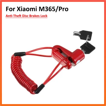Kotúčové Brzdy Zámok s Oceľový Drôt pre Xiao Mijia M365 /Pro Elektrický Skúter ochranu Proti Krádeži Príslušenstvo