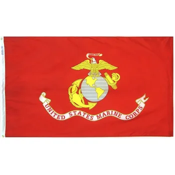 Šijacie Proces Stene Visí Ozdoby Prípade Dodávky Mosadz osadené priechodkami Bunting Bannery Domácej Strany US Marines Zástavy Vlajky 90*150 cm