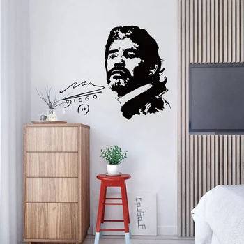 Diego Armando Maradona Argentína Futbal, Futbalista Kuchyňa Spálňa Wall Art Nálepky Obrázok Odtlačkový