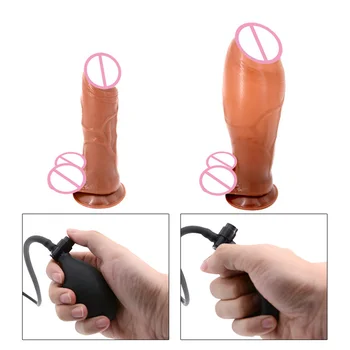 Belsiang Obrovské Nafukovacie Hračky Čerpadla Veľký Zadok Plug Penis Realistického Veľké Mäkké Hračky Prísavky Sexuálne Hračky Pre Ženy Sexuálne Produkty