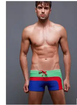 2018 pánske plavky, Európa a Spojené Štáty módny hit farba Boxer plávanie šachty muž pláži plávať trenírky