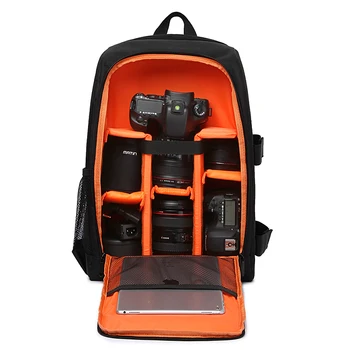 Populárne nový profesionálny Vodotesný fotografovanie Fotoaparát Tašky ženy muži počítača taška 15-palcový batoh W/Daždi Kryt Pre Nikon Ca