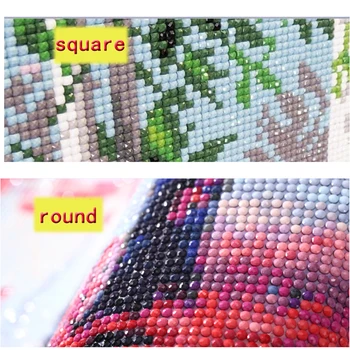 5D DIY Diamond Maľovanie Maják Stoličky Scenérie Cross Stitch Obraz Full Round-Diamond Výšivky Mozaiky Drahokamu Domova