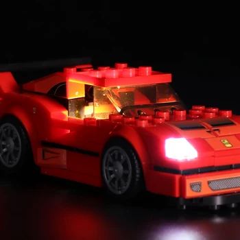 LED Osvetlenie Držiak Pre lego 75890 Ferrari F40 Competizione (LED Zahrnuté Len, Č Kit)