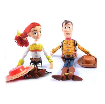 38cm Toy Story 4 Hovoriť Jessie Woody PVC Akčné Figúrky Toy Model Hračky pre Deti Vianočný Darček Bábika Zberateľskú
