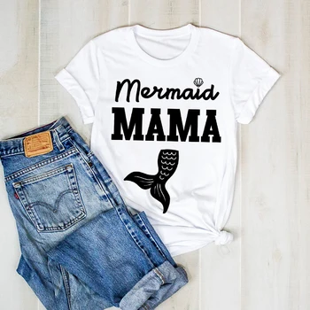 Ženy Lady Plus Veľkosť Mama Kvet, Šípka Mama Mama Matka Grafické T Dámske Oblečenie Čaj Ženský Top, Tričko Dámske Oblečenie T-shirt