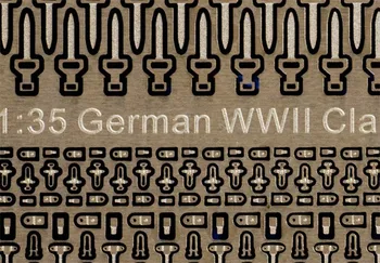 1/35 druhej svetovej VOJNY nemecká Spony a Pracky Vojenské Modelu Kovové Príslušenstvo