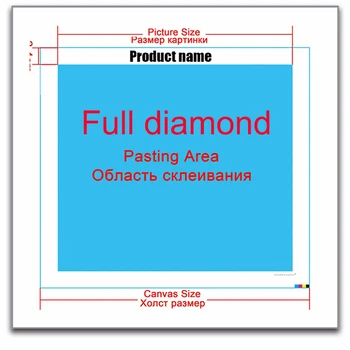 Home Decor DIY 5D Diamond Výšivky 