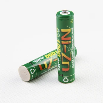 2 KS, Niklu, zinku 1000mWh 1,6 V AAA Batérie Nabíjateľná Batéria