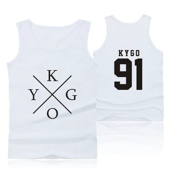 DJ Kygo Logo Mužov Streetwear Vesta Tank Topy Kulturistike, Fitness Telocvični Oblečenie Cvičenie Ležérne pánske Topy