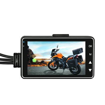 KY-MT18 Dash Cam Motocykel Kamera DVR Špeciálneho dvojitého Predné Zadný Nahrávač Nočné Videnie G-senzor Motorke Elektronické