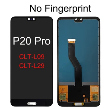 Displej Pre Huawei P20 Pro LCD Displej Dotykový Displej Digitalizátorom. Montáž Pre Huawei P20 Pro CLT-L09 CLT-L29 LCD+Odtlačkov prstov
