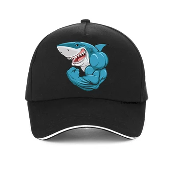 Cartoon Svalov Žraloky šiltovku módne boxer pohybu spp nastaviteľné Otec klobúk Hip Hop snapback klobúky kosti