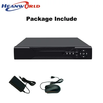Heanworld Mini HD CCTV AHD DVR 4CH 2MP použiť pre TVI CVBS CVI AHD Kamery 1080P Hybridný Digitálny videorekordér SATA ONVIF P2P
