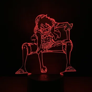 Jeden Kus 3D Lampa na batériový Svetlo Pre Deti Spálňa umelecké Luff Moderný darček pre Deti dekoratívne Led Nočné Svetlo