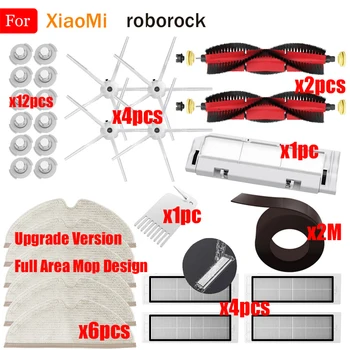 Pre Xiao Roborock Vysávače HEPA Filter Hlavné Kefa Mop Handričkou Bočné Kefa Časti S50 S51 S55 S5 Max S6 S60 S6 Čistý S6 maxV E25 E35