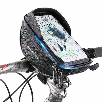Nepremokavé Cyklistické Požičovňa Telefón Prípade Skladovania Puzdro Taška Dotykový Displej S Zips Nainštalovať Na Riadidlá Pre Cyklistiku Na Koni