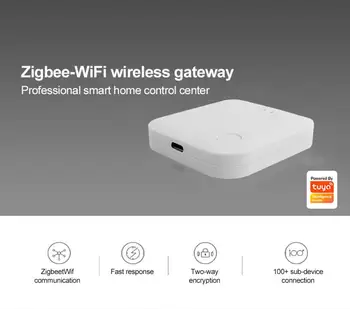 Tuya Smart Zigbee+Wifi Bezdrôtové pripojenie Gateway Tuya Multi-funkčné Zariadenie Prepojenie Tuya Smart Brána Funguje S Alexa Domovská stránka Google