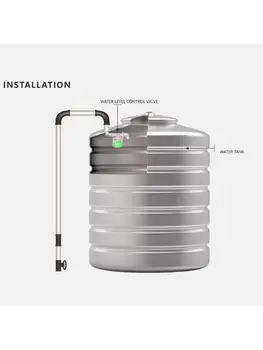 4' Priehľadné Bočné Prívod Vody, Plne Automatický Regulátor Hladiny Vody Clicket R9JC