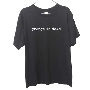 Nové Letné Grunge Je Mŕtvy Nirvana Kurt Cobain 90. rokov Rock Vtipné Tričko Mužov Zábavné Bavlnené tričko Krátky Rukáv Tričko Camiseta