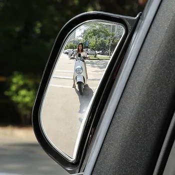Auto Bezpečné Zrkadlo Nastaviteľné samolepiace Interiéru Vozidla Spätné Zrkadlo Pozorovanie Zrkadlo Otvoriť Dvere vystúpte Pomocné Zrkadlo