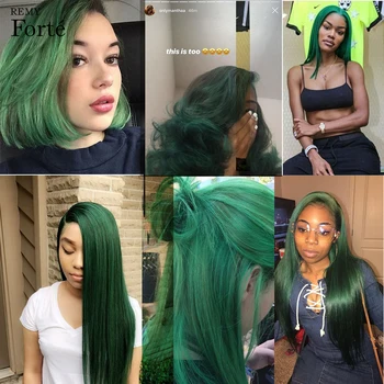 Remy Forte Ľudské Vlasy Zväzky Smaragdovo Zelená Brazílsky Vlasy Väzbe Zväzky Rovné Vlasy Veľkoobchod Jeden Zväzky Vlasy Dodávateľov