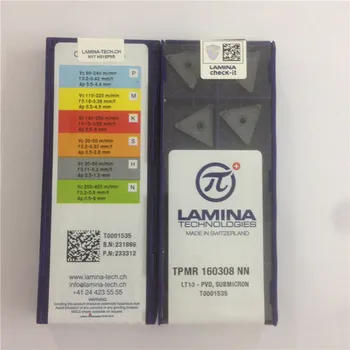 TPMR160308-NN LT10 Originálne LAMINA karbidu vložka s najlepšou kvalitou 10pcs/veľa doprava zadarmo