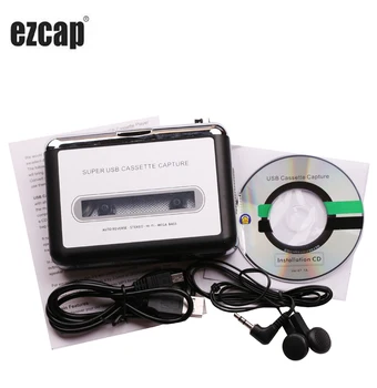 Pôvodné EZCAP Micro USB, Analógový Páskovej Kazety do MP3 pre Digitálne PC Audio Converter Zachytiť anglická Pieseň Walman Prehrávač Hudby