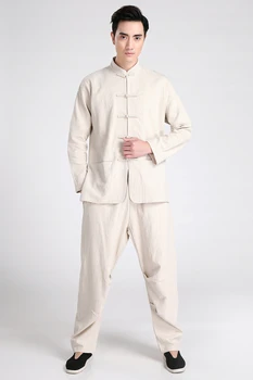 Šanghaj Príbeh tai chi oblečenie Bavlna čínske kungfu uniformy kimono wushu uniformy artes marciais 4 Farby