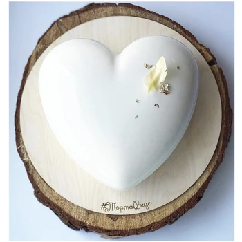 Láska Tvar Silikónové Tortu Mousse Formy v tvare Srdca Silikónové Formy Dezert Plesne Cake Decoration Nástroje