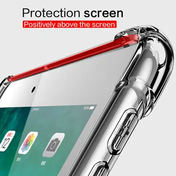 Tablety obal Pre Samsung Galaxy Tab A7 10.4 SM-T500/T505 Shockproof Kremíka Priehľadný Kryt Pre Kartu A7 10.4