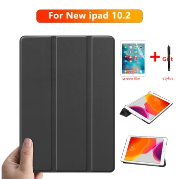 Kryt puzdro pre iPad 10.2 2019 Prípad Tabletu Apple iPad 7. Generácie Magnetický Stojan funnda capa ochranný kože +darček