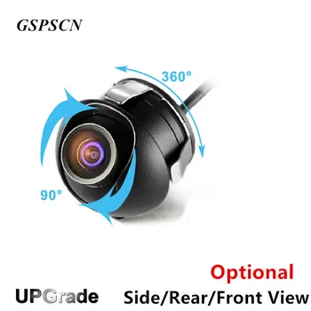 GSPSCN Nastaviteľný Uhol Záložný Fotoaparát 360 Stupeň Rotácie CCD HD Nočné Videnie Strane/Predné/Zadné Zobraziť Voliteľné Zadnej strane Fotoaparátu