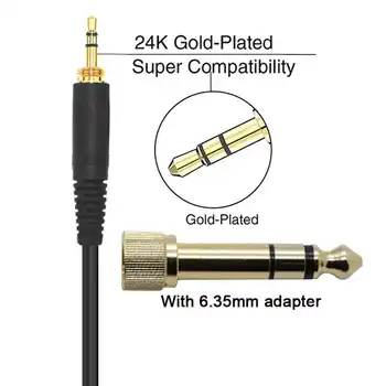 Mini XLR Jar Náhradný Kábel Pre Pioneer HDJ-2000 Odkaz Profesionálne MK1 MK2 HDJ-X10 HDJ-CUE1 HDJ-CUE1BT DJ Slúchadlá