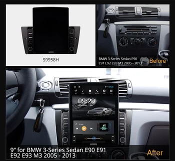 Ownice Android 10.0 BMW 3-Series Sedan E90 E91 E92 E93 M3 2005 2011 2012 2013 autorádia Auto Multimediálny Audio Video Prehrávač, GPS