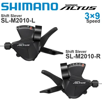 SHIMANO ALTUS M2000 3×9v-27speed Sada M2010-R/L Shifter M2000 Prehadzovačka-SHADOW pre MTB Bicykel Bicykel Originálne diely