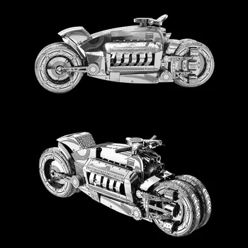 3D Puzzle Kovový Model Auta Vengeance Motocykel Montáž DIY Laserom Rezané Hračka Zber Montované Puzzle, Modely, Hračky pre Dospelých