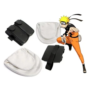 Naruto Anime Zbrane Pack Rekvizity Ninja Uzumaki Kunai Meč Taška Cosplay Nohy Pack + Biely Pás Hračka Príslušenstvo Rekvizity