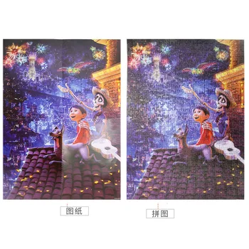 Karikatúra Disney 500 Kusov Dospelých Puzzle 6-10 Rokov Dieťa Puzzle Puzzle Sny Cestovné Vzor Puzzle